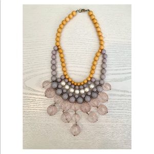 Anthropologie beaded statement necklace